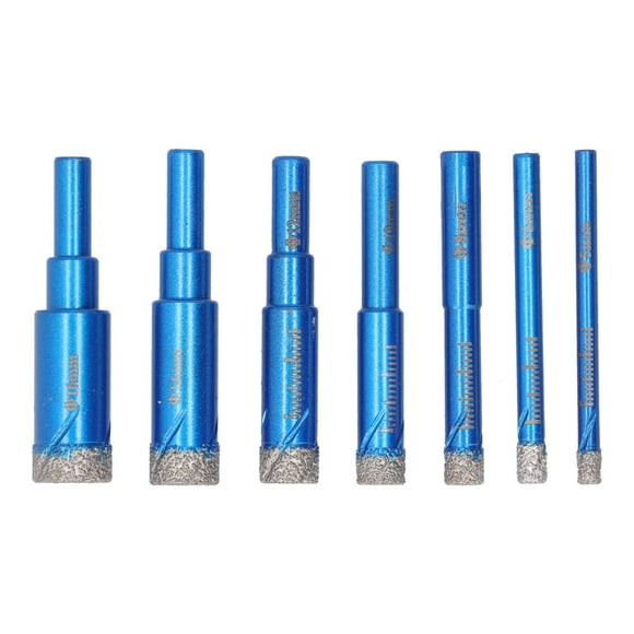 Diamond Hole Drill Saw,7Pcs Dry Diamond Drill Diamond Drill Bit Dry Diamond Drill Bit Sturdy Construction