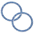 thumbnail image 4 of HLONK Blue Alloy and Rhinestone Push Start Button Cover for Car Use Compatible with Most Models, 4 of 8