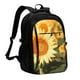 thumbnail image 1 of Fotbe Golden Sunflower In Field Mochila con Estampado y Puerto USB para Hombre y Mujer, Mochila Antirrobo, Mochila de Viaje, Mochila Escolar, Mochila Universitaria, 1 of 7