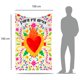 thumbnail image 5 of Cobija Manta Frazada Juana Gallo Diseño de Sagrado Corazón Fiestas Patrias Ultra Suave y Ligera, 5 of 5