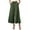 Army Green, variant on Wide Leg Capris Pants for Woman High Waisted Flowy Loose Pant Pull On Pleated Dressy Casual Ankle Cropped Pants with Pockets Khaki L