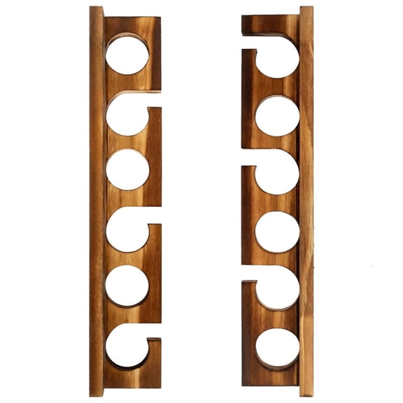 hejhncii Handcrafted Wood Fishing Gear Rack Durability Wall Mounted Storage Rack