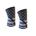 thumbnail image 2 of Knee Compression Sleeve for Weightlifting, Powerlifting &amp; CrossFit - Neoprene Sleeve for Best Squats - Stars and Stripes Knee Sleeves for Men &amp; Women - Extra Small, 2 of 4
