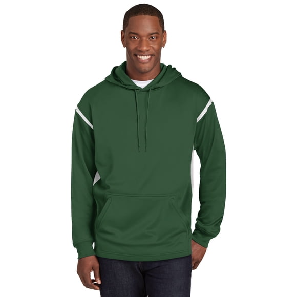 Sudadera con capucha Sport-Tek® Tech Fleece Colorblock. F246 deporte-tek F246