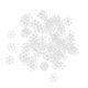 thumbnail image 5 of s de nieve 200 piezas, adornos de s de nieve grandes , decoraciones de fiesta de cumpleaños de boda de Navidad de invierno Blanco Baoblaze Decoración de fiesta de copo de nieve de tela, 5 of 8