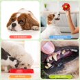 thumbnail image 2 of CHUANK Snuffle Ball for Dog Toys  Encourage Natural Foraging Skills  Slow Food Training  Cloth Strip With Hidden Food Dog Puzzle Toys for Large Medium Small Dogs(Red), 2 of 7