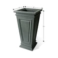 thumbnail image 3 of Algreen Covington Planter, Self-Watering Planter, Tall Square Taper, 27-In. Height by 14-In., Taupestone, 3 of 7