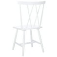 thumbnail image 6 of SAFAVIEH Tayten Classic Wood Solid Dining Bistro Chair, White (Set of 2), 6 of 9