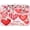 Multi 22, variant on Valentine''s Day Hearts Dish Drying Mat for Counter Pink Tartan Plaid Flower Drying Kitchen Mats Coffee Bar Mats for Countertops Dishes Utensils Sinks 16 x 18 IN
