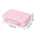 thumbnail image 3 of Under 10 Home Textile Storage Weekly Organizer Double Buckle Travel Organizer 7 Days A Week Vitamin Organizer Purse Container Travel Purse Organizer Removable Grid Organizer, 3 of 4