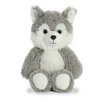Aurora - Small Gray Cuddly Friends - 8 inch Husky - Playful Stuffed Animal