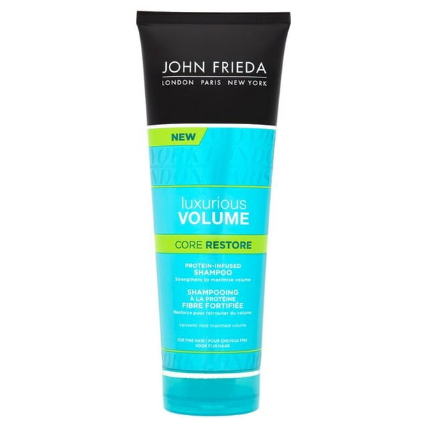 John Frieda Volume Core Restore Shampoo 250ml - European Version NOT North American Variety - Imported from United Kingdom by Sentogo - SOLD AS A 2 PACK Walmart.com