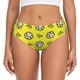 thumbnail image 1 of Fotbe White Popcorn Calzones Estampados para Mujer – Ropa Interior de Algodón, Cómoda, Suave y Elástica-Large, 1 of 6