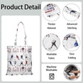 thumbnail image 5 of Sac Fourre-Tout de Sport Réutilisable avec Imprimé de Baseball - Sac d'Épicerie Pliable pour Enfants et Ados, 5 of 5