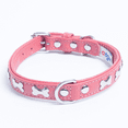 thumbnail image 1 of ROTTERDAM BONES Leather Dog Collar Single- Row Bones, 1 of 3