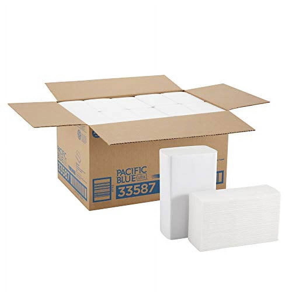 Georgia-Pacific BigFold 33587 White EPA Compliant Premium C-Fold Replacement Paper Towel, 10.8" Length x 10.2" Width (Case of 10 Packs, 220 per Pack)
