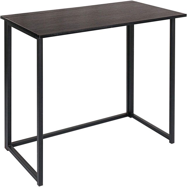 Folding Computer / Laptop Table for Small Spaces Space-Saving Home Office / Writing Desk Compact Study Reading Foldable Desk