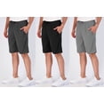 thumbnail image 2 of ASUDESIRE 5 Pack Men's Athletic Shorts Mesh Workout Gym Activewear Basketball Shorts 8" Inseam With Pockets, 2 of 7
