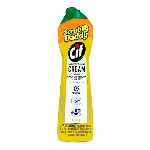 Limpiador Cif en crema Scrub Daddy limón 500 ml