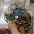 thumbnail image 3 of Pinzas para el cabello Sunnimix de plumas para mujer, 3 of 7