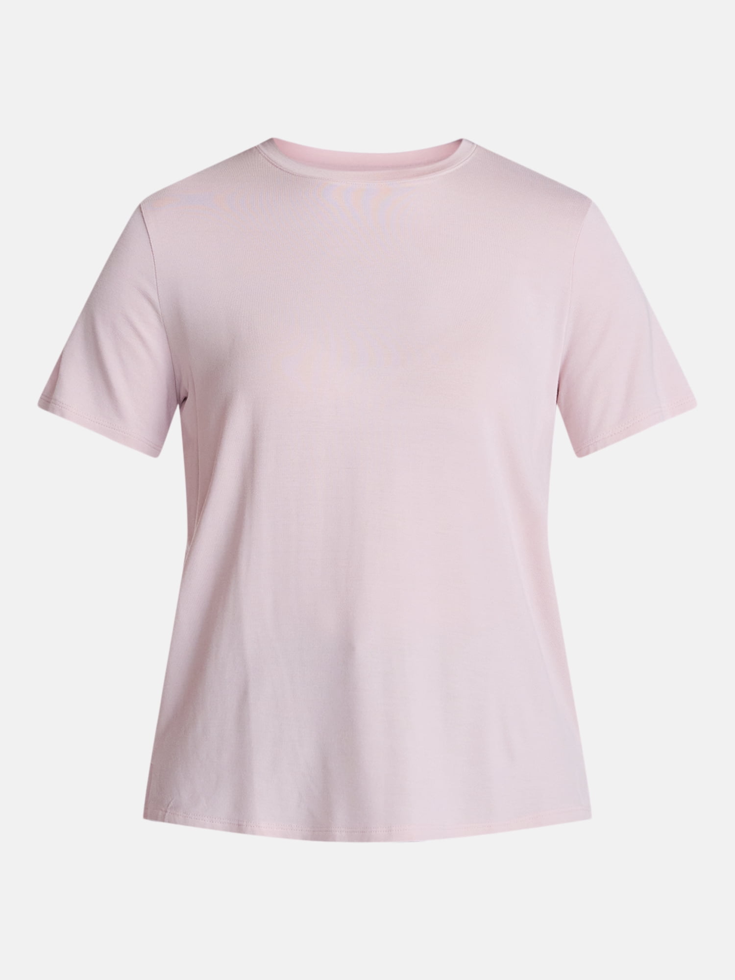 Time and Tru Women's Draped Boxy Tee with Short Sleeves, Sizes XS-XXXL