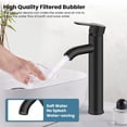 thumbnail image 5 of Sarapandan Bathroom Faucet Single Handle Vessel Sink Faucet One Hole Bowl Basin Mixer with Water Supply Lines Sarapandan, 5 of 7