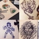 thumbnail image 3 of 1/3/5 uds. de silicona suave tatuaje práctica piel doble permanente maquillaje falso tatuaje principiante práctica microblading accesorio Feliz Sencillez, 3 of 5
