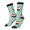 2 Black-1, variant on Fox Pattern Sport Socks for Women and Men Crew Socks Sporty Calf Socks Casual Socks