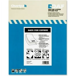 Chartpak 1.5 mil Applique Drafting Film - 100 Sheets - Letter - 8.50 Chartpak 1.5 mil Applique Drafting Film - 100 Sheets - Letter - 8.50