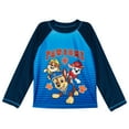 thumbnail image 3 of Paw Patrol Chase Marshall Rubble Raglan Rash Guard and Swim Trunks Outfit Set UPF 50+ Toddler to Little Kid, 3 of 5