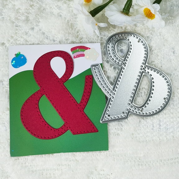 Die Cuts for Card Making, Ouginx Symbol Metal Cutting Dies DIY Die Cutters Die Stencils for Scrapbooking, Embossing & More