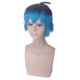 thumbnail image 2 of Peluca para cosplay Luka Anime sintética, negra y azul degradada, 30 cm, 2 of 4