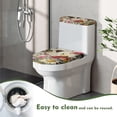 thumbnail image 5 of HELLHERO Hummingbird Music Toilet Cover Set with Adjustable 2 Pcs Set Toilet Lid Cover 17x21 Inches for Soft, 5 of 8