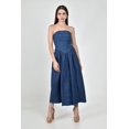 thumbnail image 1 of Vestido Strapless de mezclilla Roman Fashion /Juvenil, 14597 (Azul dark) azul oscuro M, 1 of 5