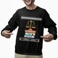 thumbnail image 2 of Christmas Sweatshirt, Custom Legal Christmas Sweatshirt, Personalized Attorney Ugly Holiday Sweatshirt, Unique Law Student Gift with Name & Year, 2 of 5