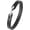 S Hook-Black 22cm, variant on Adjustable Handmade Leather Cuff Bracelet Steampunk Style Minimalist Leather Wristband
