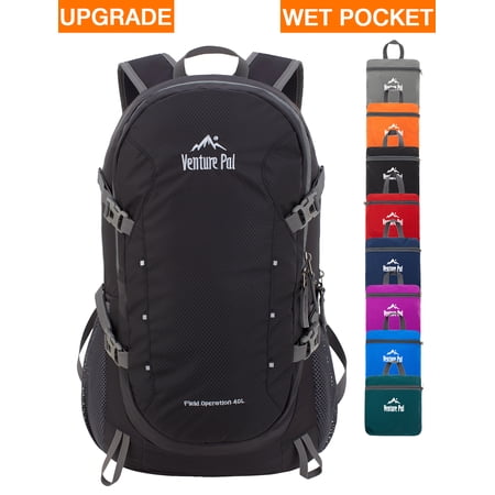 Venture Pal 40L Lightweight Packable Travel Hiking Backpack Daypack