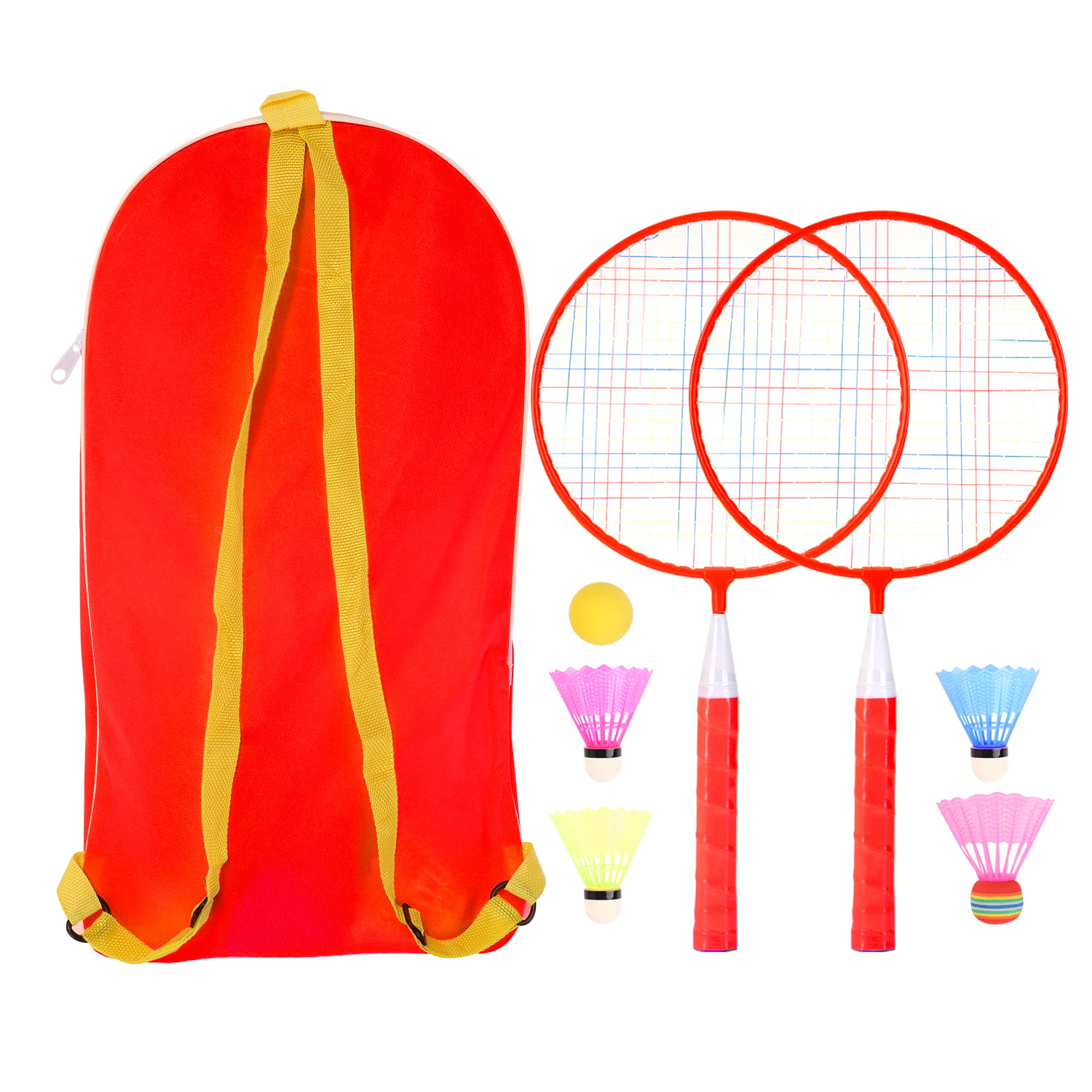 Details about   Durable Nylon Badminton Racket Racquet For Kids Children Training Practice Pink 
