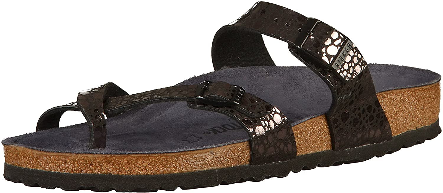 BIRKENSTOCK Mayari Birko-Flor Metallic Stones Sandal Standard - Toe Loop On Sandal -