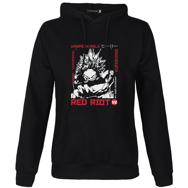 red riot hoodie bnha