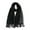 Black, variant on Women's Fabulous Plus Size Soft Pashmina Viscose Scarf Shawl Wrap,Women's Winter Warm Two Tone Tassel Long Scarf