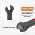 thumbnail image 4 of Uxcell Single Open End Wrench 14mm Metric U-Shaped Spanner with Red Shank, 4 of 7