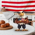 thumbnail image 4 of Fwttom 4Th of July Decorations, 2D Independence Day Figurine Wooden Desktop Decor for Home, 4 of 6
