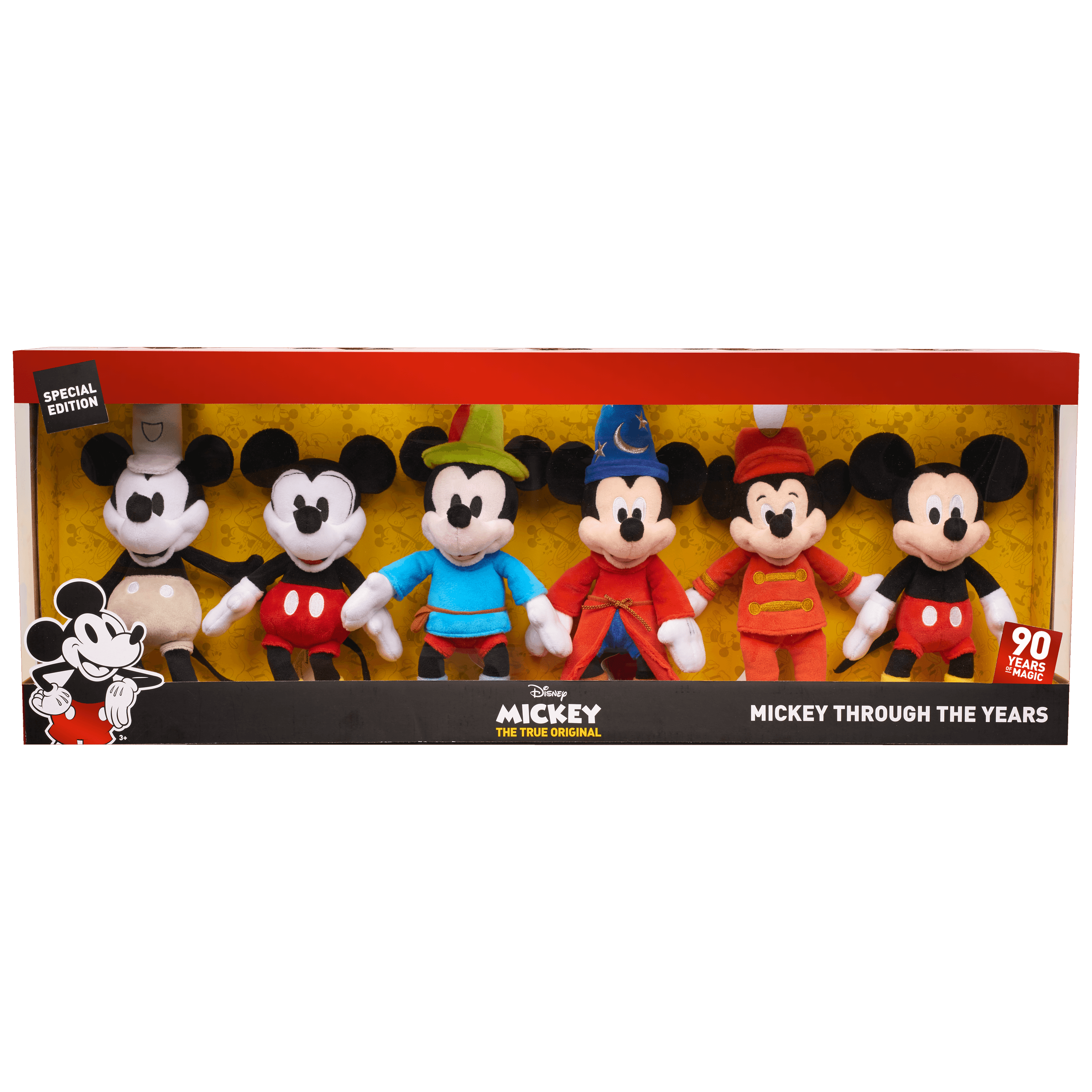 mickey mouse 90th plush set