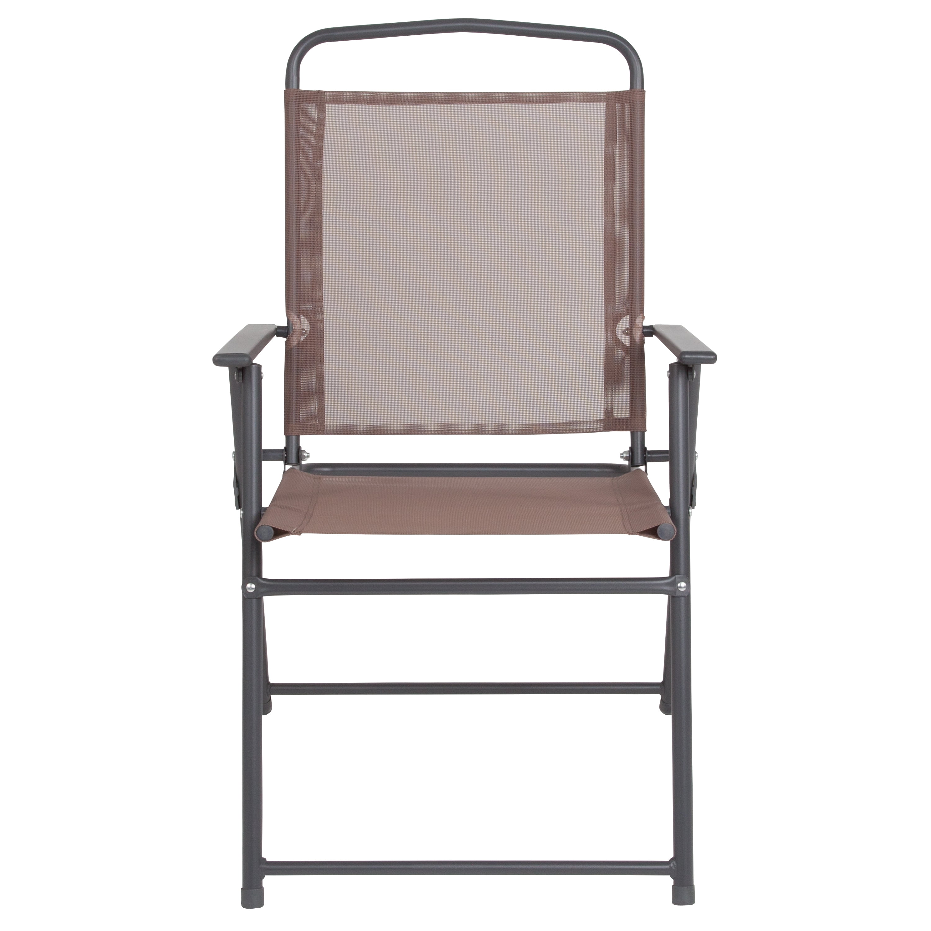 Flash furniture nantucket 6 piece patio garden store set with table umbrella and 4 folding chairs