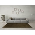 thumbnail image 3 of Ahgly Company Indoor Square Abstract Brown Contemporary Area Rugs, 8' Square, 3 of 4