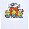 thumbnail image 3 of Minions & Monsters - Living the Dream - Youth Boys Short Sleeve Graphic T-Shirt, 3 of 5