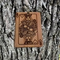 thumbnail image 3 of Queen of Hearts Card - Cedar Ornament, 3 of 4