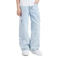 thumbnail image 2 of New Star Patched Wide Leg Jeans For Teen Boys And Girls Sizes 7 13, 2 of 9