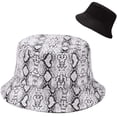 thumbnail image 1 of XYIYI Lindo sombrero de cubo para playa, sombreros de pescador para mujer, reversible de doble cara, 1 of 5